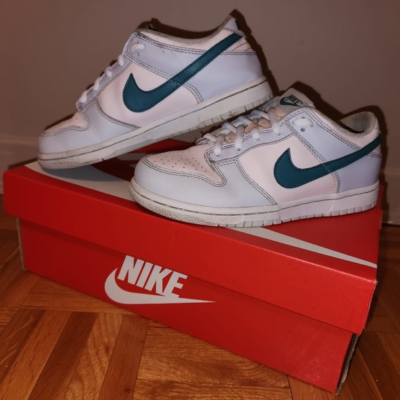 Nike Other - Nike Dunk Low Football Grey / Mineral Teal Size 2.5Y
